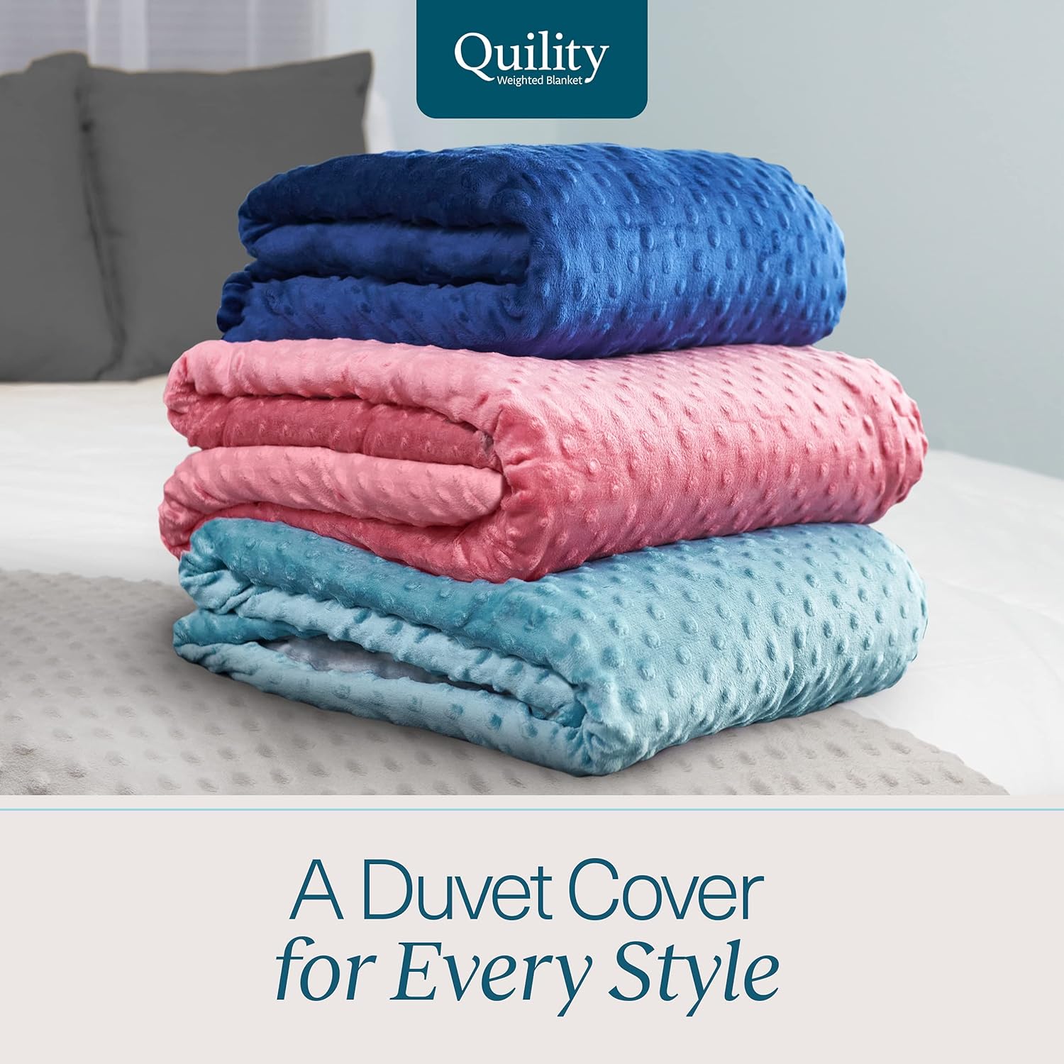 Quility Weighted Blanket for Adults - 15 LB